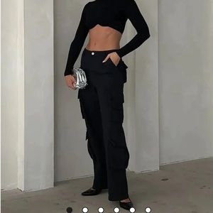 Rumoured Black Union Cargo Pants